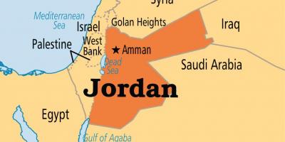 Jordan peta lokasi
